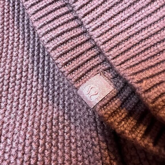 Lululemon Sweater 16 Cashlu Crossover Back Smoky Red - Picture 4 of 6